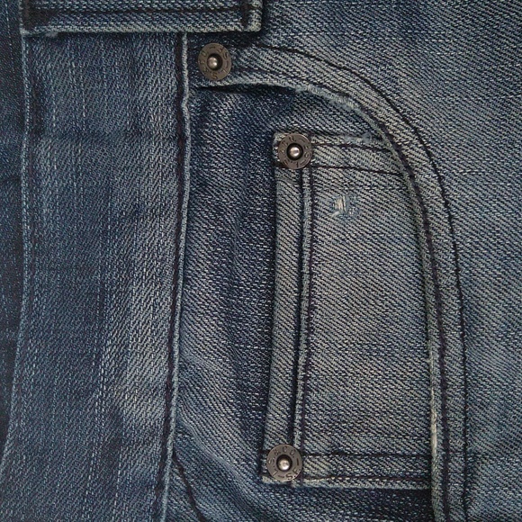 Levi's 597 men's casual low rise boot cut medium wash denim jeans sz 33×34 - Picture 4 of 16